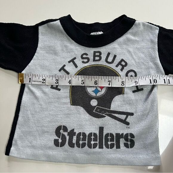 Vintage 1990s Retro Pittsburgh Steelers Baby Sweatshirt - Picture 7 of 7
